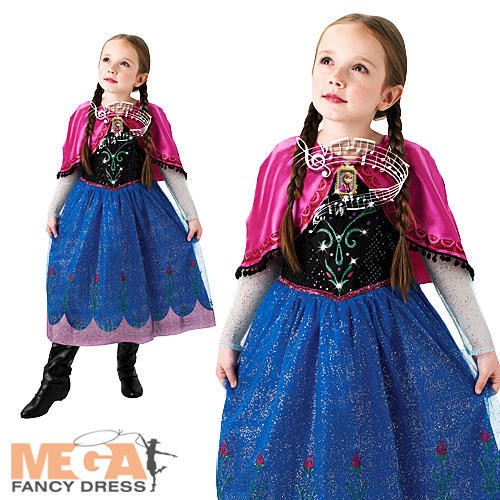 Costume vestito bambina anna - bambina,