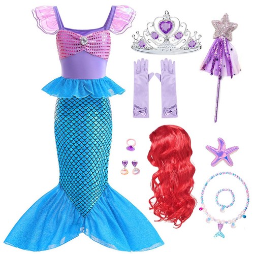 Costumi sirenetta principessa - costumi,