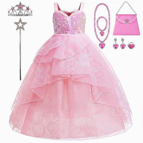 Costume glinda bambina strega - costume,
