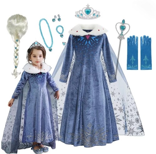 Costume elsa bambina frozen - costume,